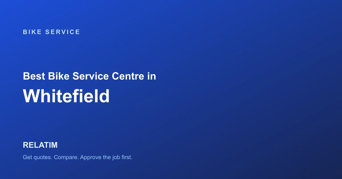Best Bike Service Centre in Whitefield, Bangalore